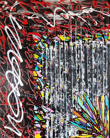 Original Abstract Expressionism Abstract Paintings by Jean-Humbert Savoldelli