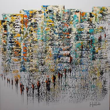 Original Abstract Expressionism Abstract Paintings by jean-humbert savoldelli