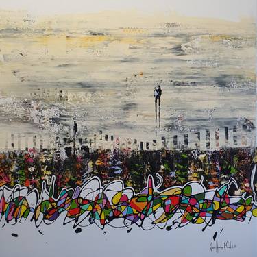 Original Abstract Expressionism Abstract Paintings by Jean-Humbert Savoldelli