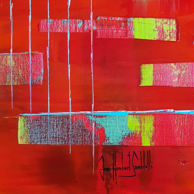 Original Abstract Painting by jean-humbert savoldelli