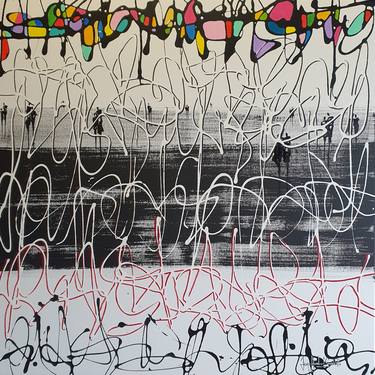 Original Abstract Paintings by jean-humbert savoldelli