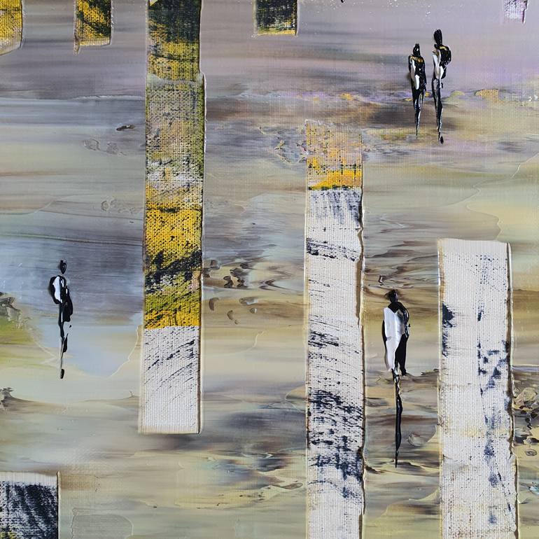 Original Abstract Landscape Painting by Jean-Humbert Savoldelli