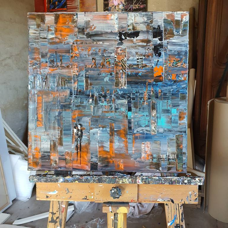 Original Abstract Painting by jean-humbert savoldelli