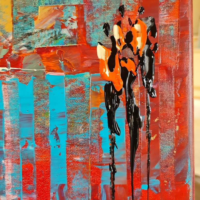 Original Abstract Painting by jean-humbert savoldelli