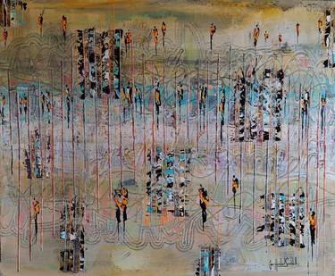 Original Abstract Expressionism Abstract Paintings by jean-humbert savoldelli