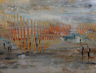 Original Abstract Landscape Paintings by jean-humbert savoldelli