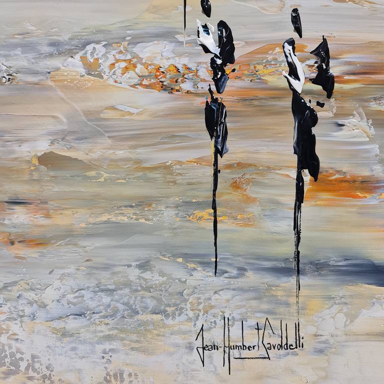 Original Abstract Landscape Painting by Jean-Humbert Savoldelli