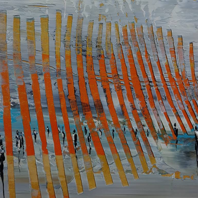 Original Abstract Landscape Painting by Jean-Humbert Savoldelli