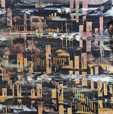 Original Abstract Paintings by jean-humbert savoldelli