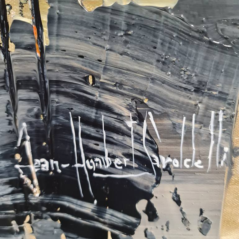 Original Abstract Landscape Painting by Jean-Humbert Savoldelli