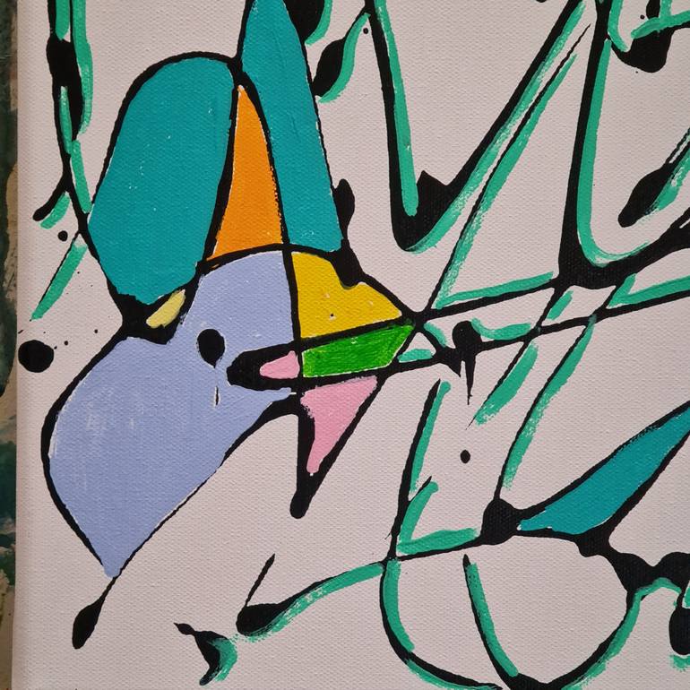 Original Abstract Painting by Jean-Humbert Savoldelli