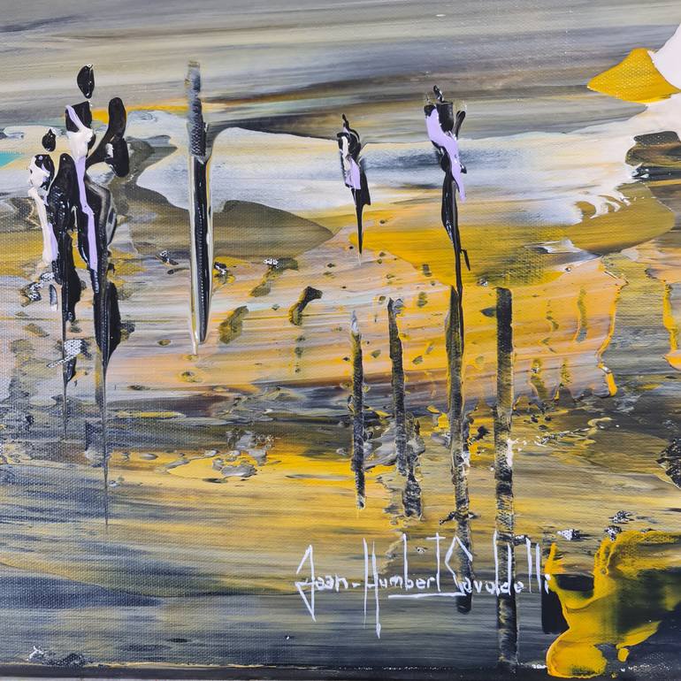 Original Abstract Landscape Painting by Jean-Humbert Savoldelli