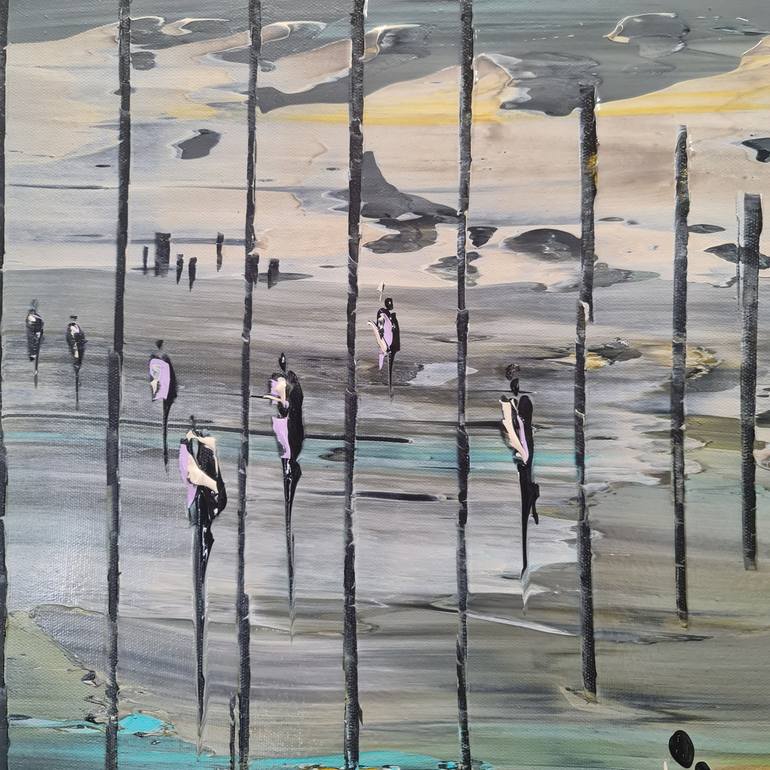 Original Abstract Landscape Painting by Jean-Humbert Savoldelli