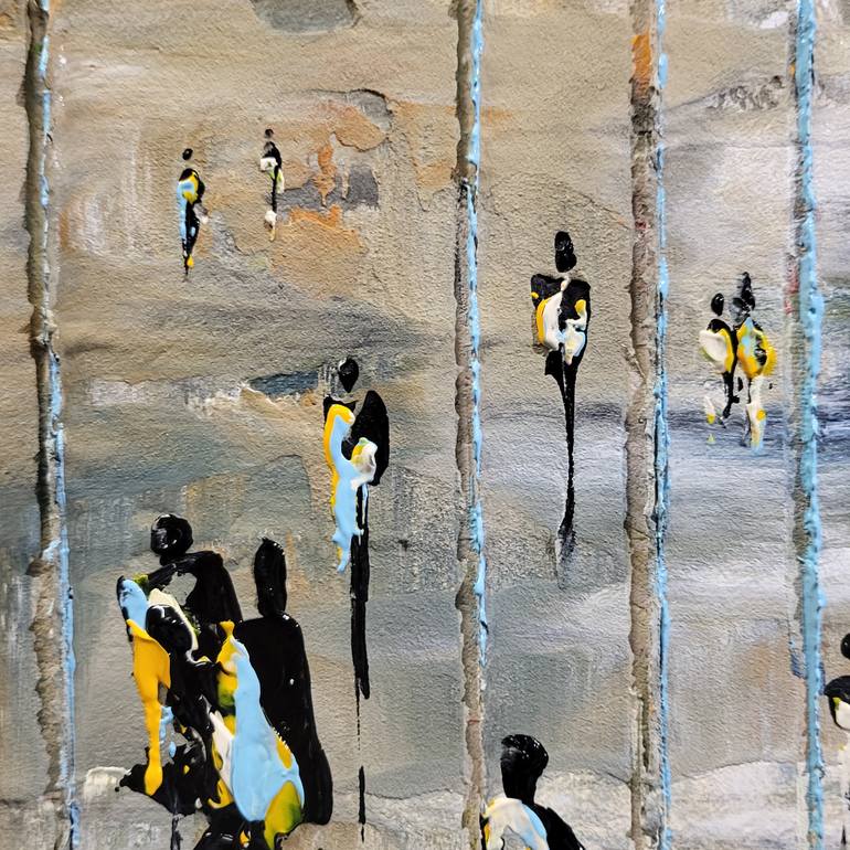 Original Abstract Landscape Painting by Jean-Humbert Savoldelli