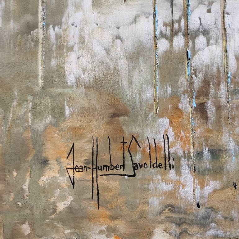 Original Abstract Landscape Painting by Jean-Humbert Savoldelli