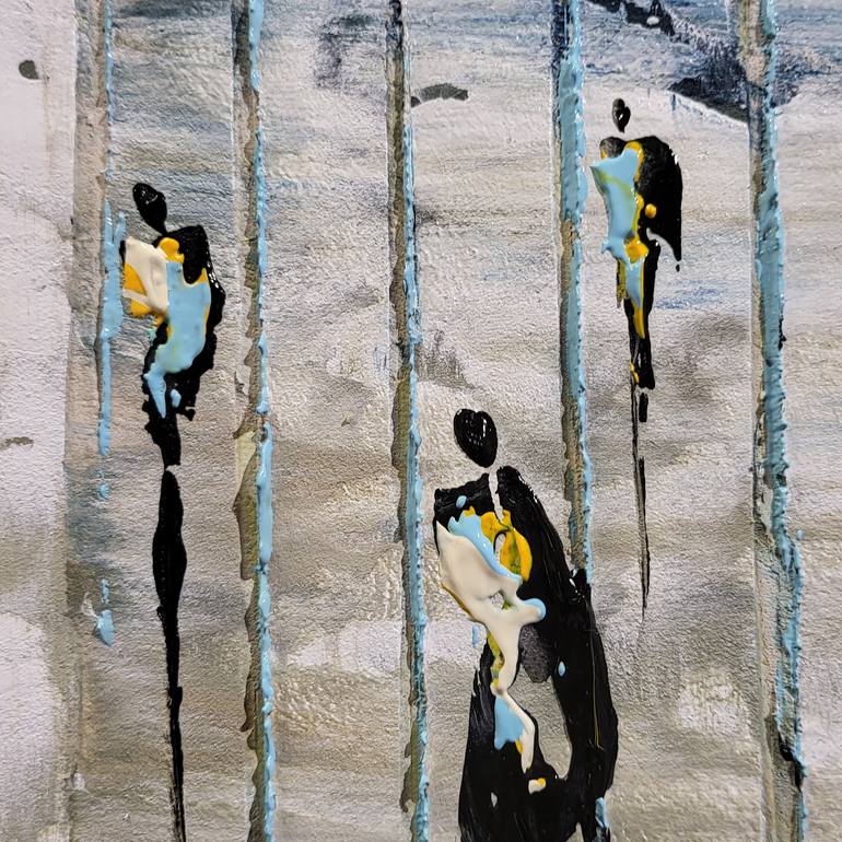 Original Abstract Landscape Painting by Jean-Humbert Savoldelli