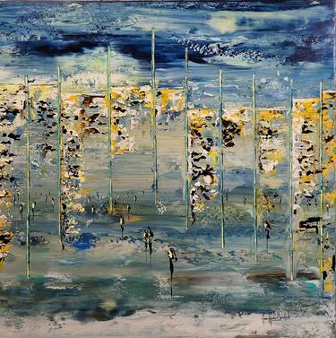 Original Abstract Expressionism Abstract Paintings by jean-humbert savoldelli