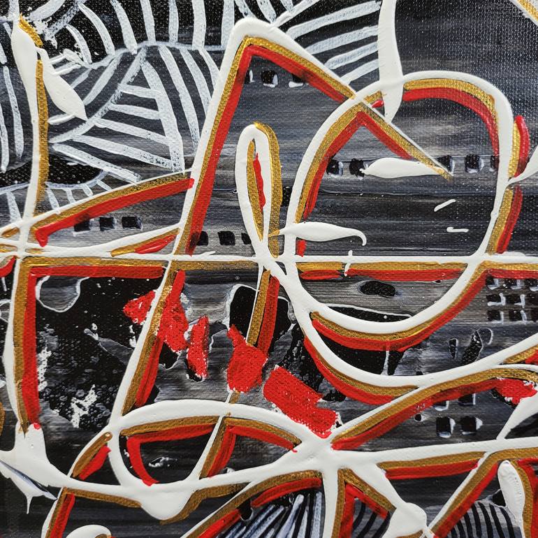 Original Abstract Painting by Jean-Humbert Savoldelli