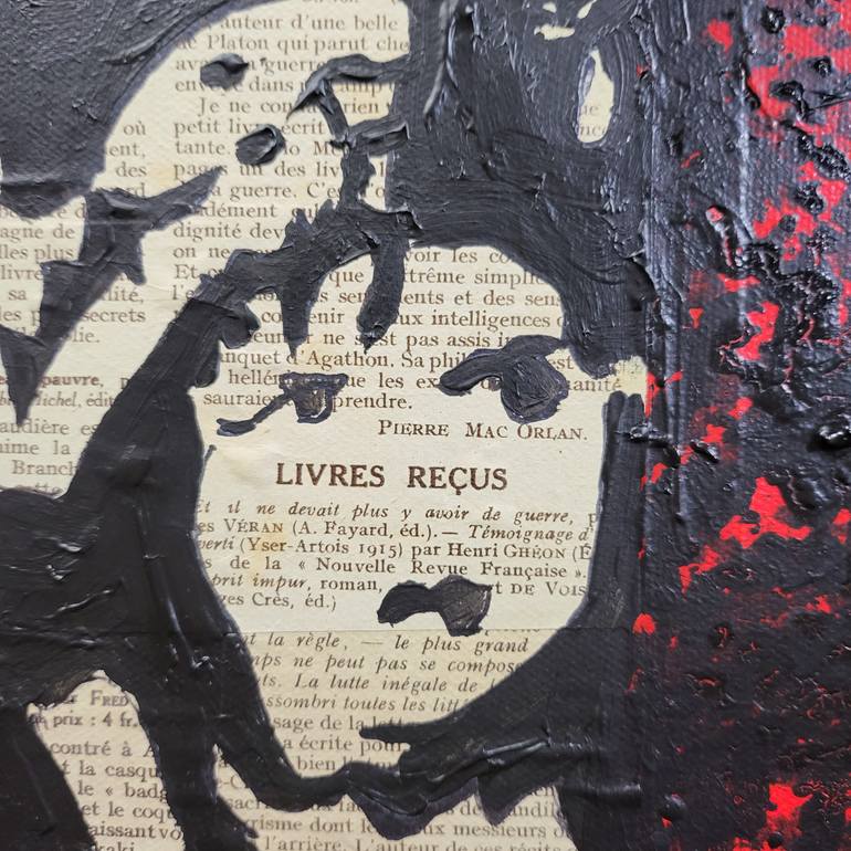 Original Pop Art Cinema Painting by Jean-Humbert Savoldelli