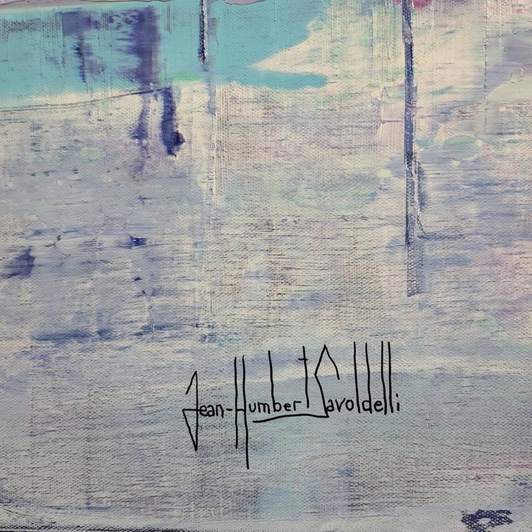 Original Abstract Expressionism Abstract Painting by jean-humbert savoldelli