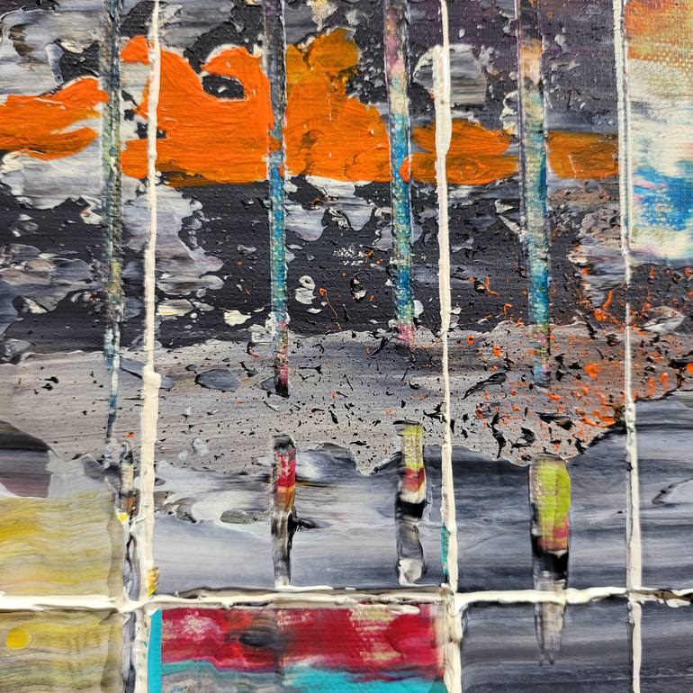 Original Abstract Painting by Jean-Humbert Savoldelli