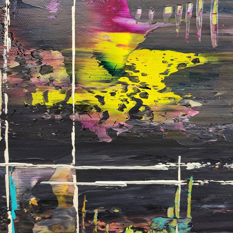 Original Abstract Painting by Jean-Humbert Savoldelli