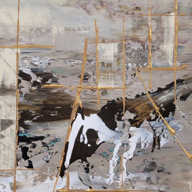 Original Abstract Painting by Jean-Humbert Savoldelli