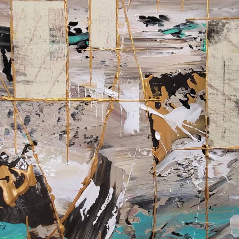 Original Abstract Painting by Jean-Humbert Savoldelli