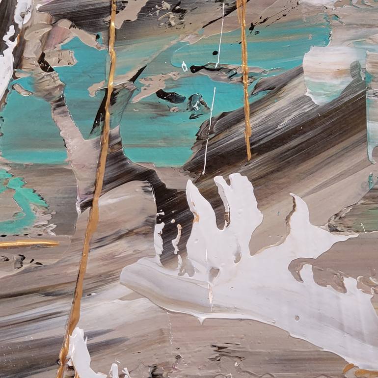 Original Abstract Painting by Jean-Humbert Savoldelli