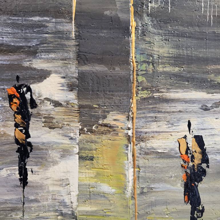 Original Abstract Expressionism Landscape Painting by Jean-Humbert Savoldelli