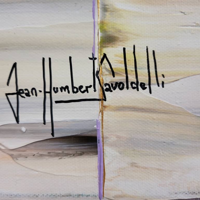 Original Abstract Landscape Painting by Jean-Humbert Savoldelli