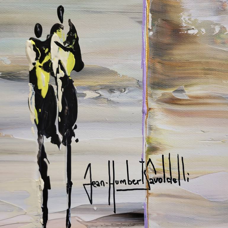 Original Abstract Landscape Painting by Jean-Humbert Savoldelli