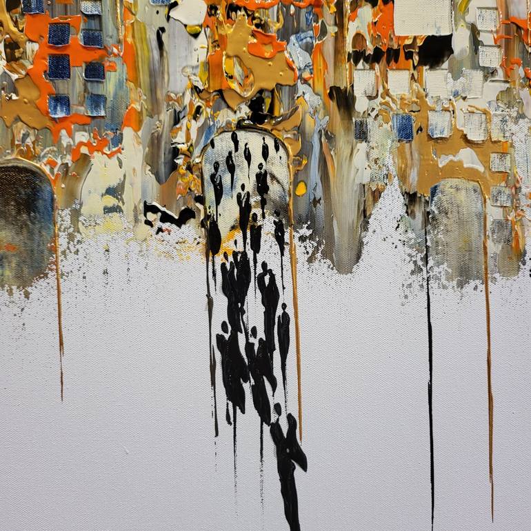 Original Cities Painting by jean-humbert savoldelli