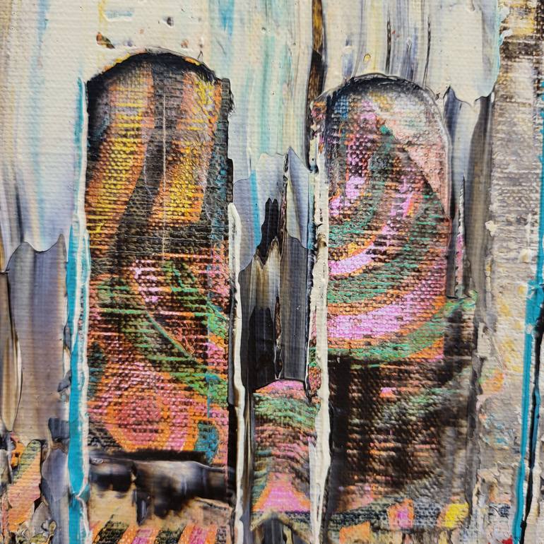 Original Abstract Landscape Painting by Jean-Humbert Savoldelli