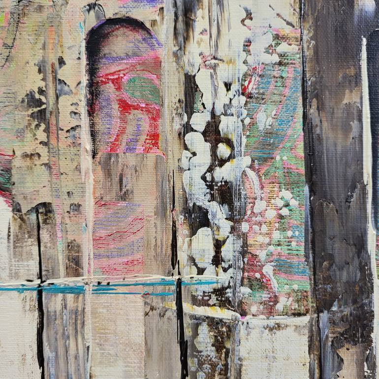 Original Abstract Landscape Painting by Jean-Humbert Savoldelli