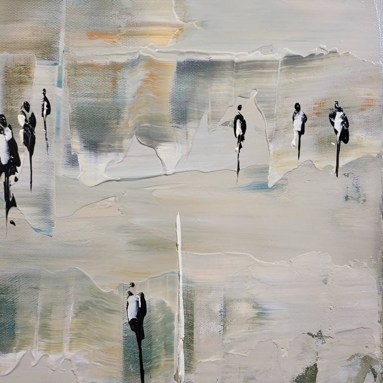 Original Abstract Landscape Painting by Jean-Humbert Savoldelli