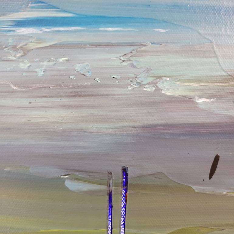 Original Abstract Landscape Painting by Jean-Humbert Savoldelli