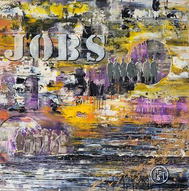 JOBS (signed TO IST 2 painters on the same artwork) thumb