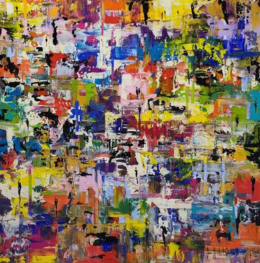 Original Abstract Paintings by jean-humbert savoldelli