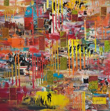 Original Abstract Landscape Paintings by Jean-Humbert Savoldelli