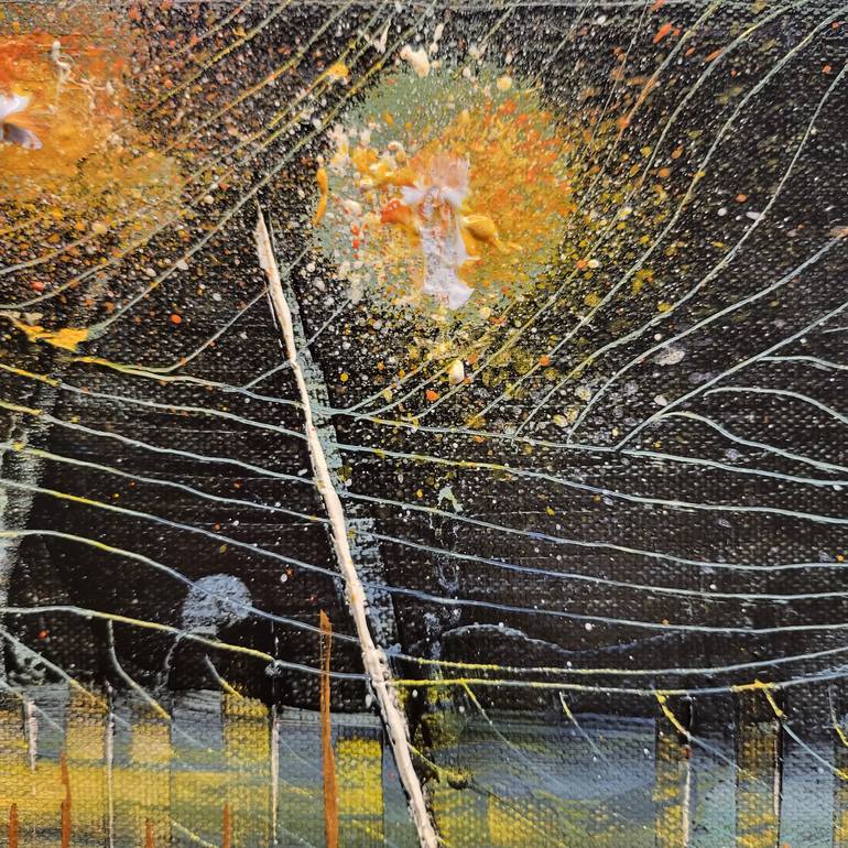 Original Abstract Expressionism Abstract Painting by Jean-Humbert Savoldelli