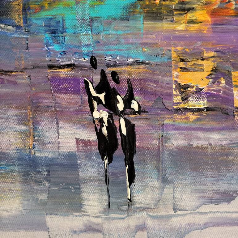 Original Abstract Expressionism Landscape Painting by Jean-Humbert Savoldelli