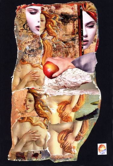 Original Classical mythology Collage by alain clément