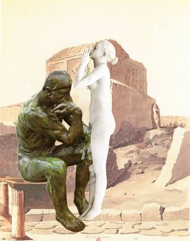 Original Classical mythology Collage by alain clément