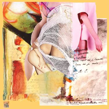 Original Conceptual Abstract Collage by alain clément