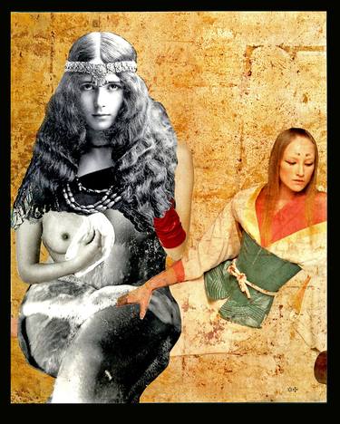 Original Conceptual Women Collage by alain clément