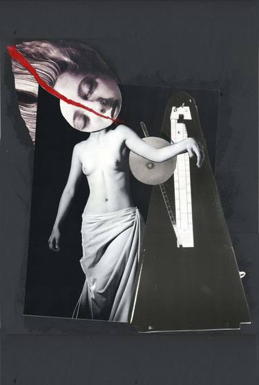 Original Surrealism Time Collage by alain clément