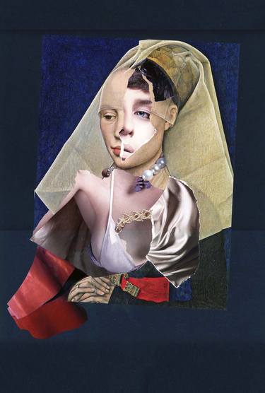 Original Portrait Collage by alain clément