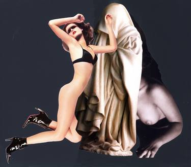 Original Conceptual Body Collage by alain clément