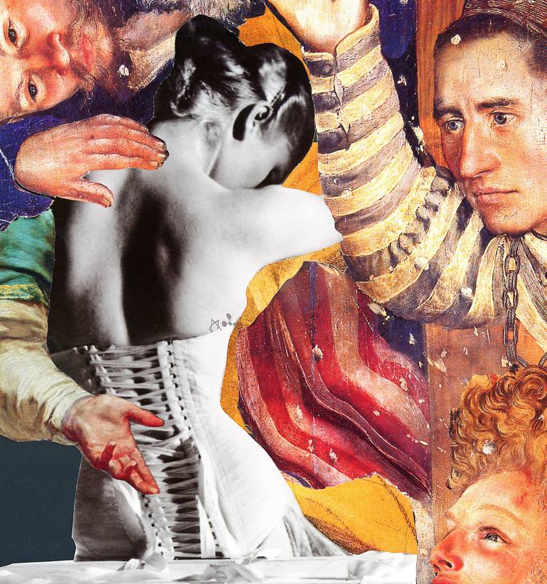 Original Conceptual Fantasy Collage by Alain Clément